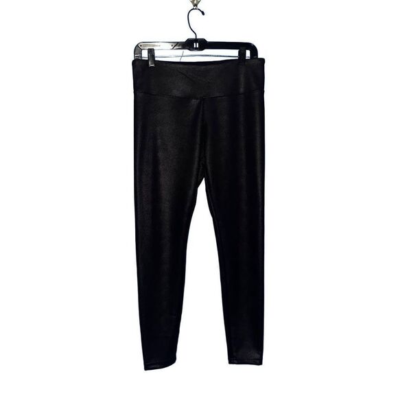 Tahari black pull-on snake skin leggings PM - Picture 2 of 6